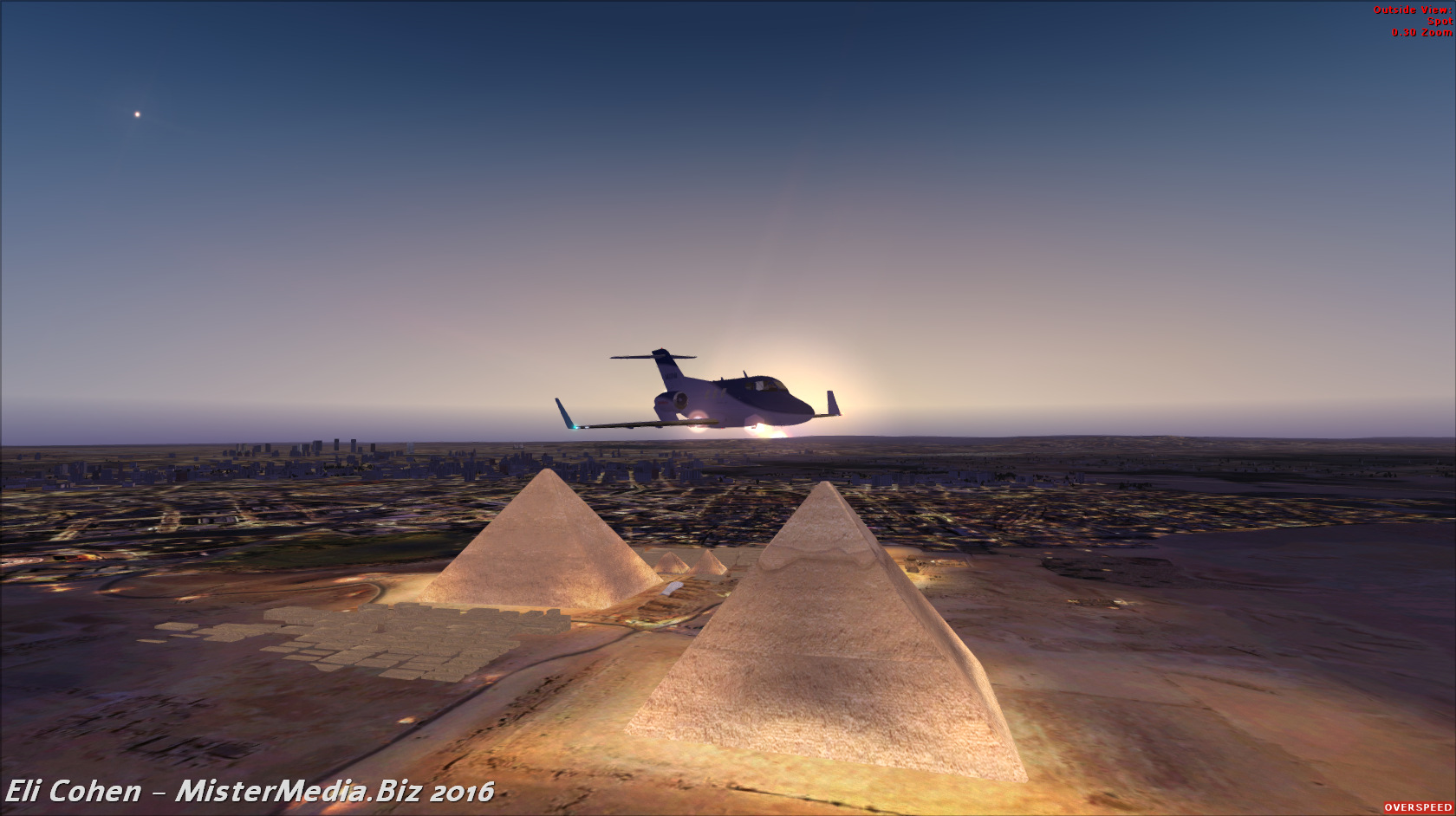 קליפ בת מצווה טיסה וירטואלית למצריים הפירמדות